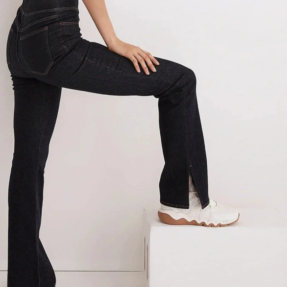 Madewell Pull-On Skinny Flare Jeans in Havenley Wash vintage style high rise - Picture 5 of 15